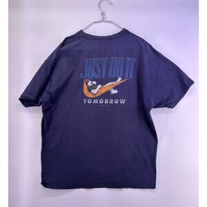 Vintage 2001 Big Dog “just Do It Tomorrow” Shirt Size XL/2XL
